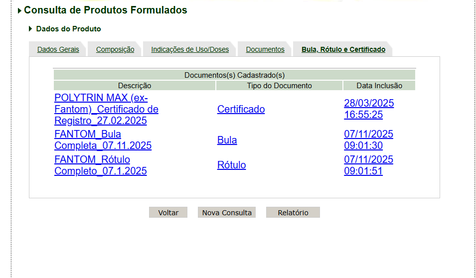 Passo 3: Abrir a aba de documentos e baixar a bula